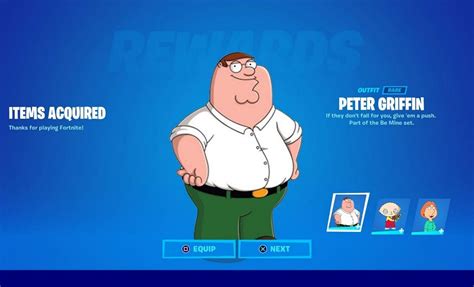 peter griffin fortnite files